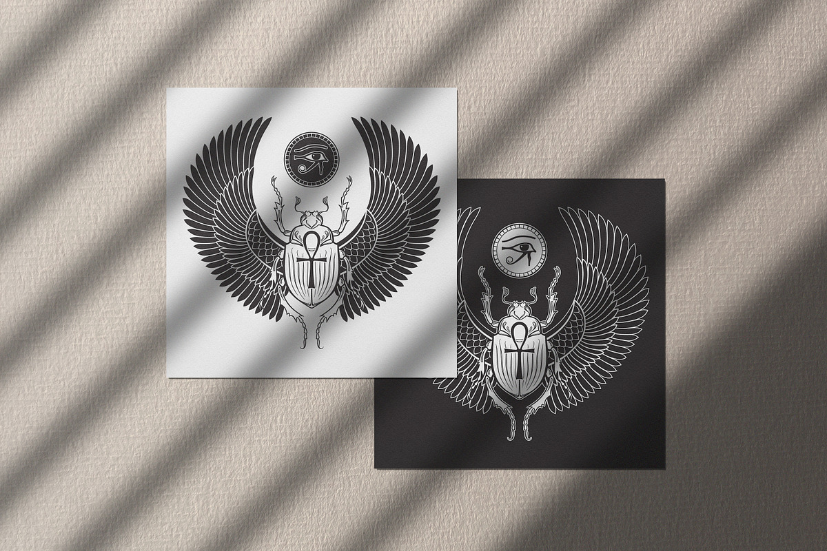 Egypt - vector designs and elements, a Decorative Illustration by Croisy (Photo 8 of 12)