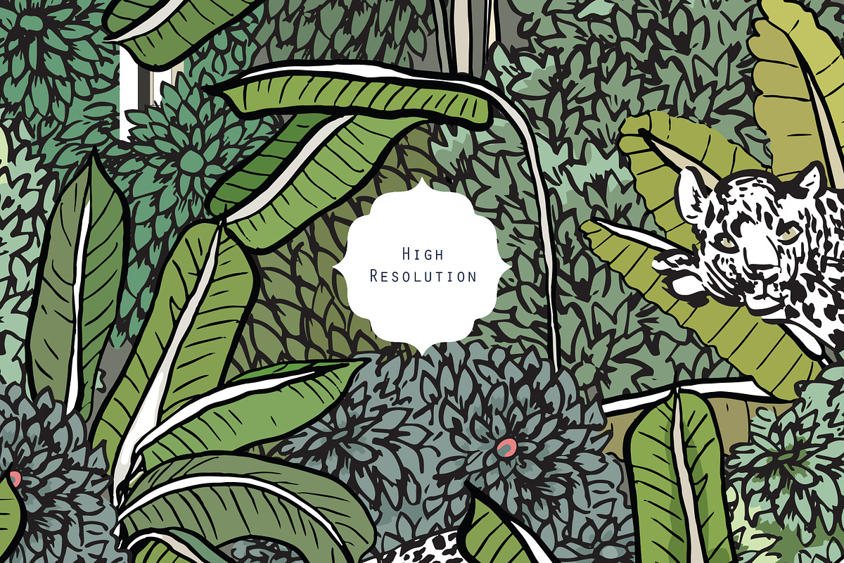 Rajastan Jungle. Seamless Patterns, a Pattern Graphic by Irina Dolgikh (Photo 9 of 15)