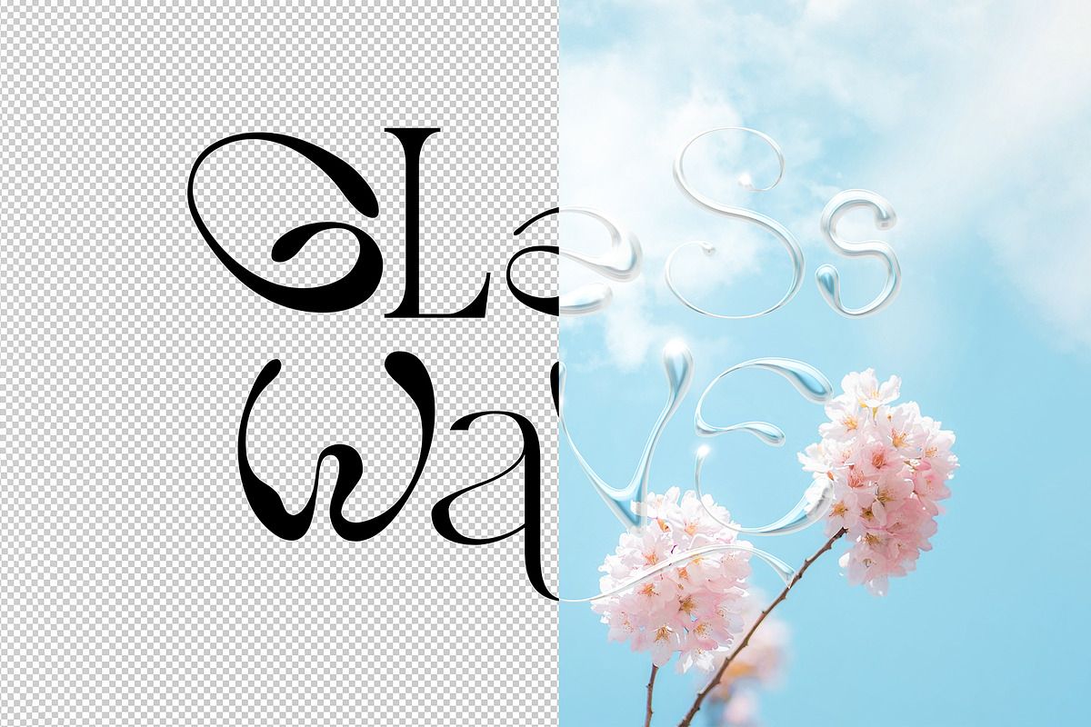 Chrome Glass Text Effect PSD, a Layer Style Add-On by Shovajit (Photo 3 of 3)