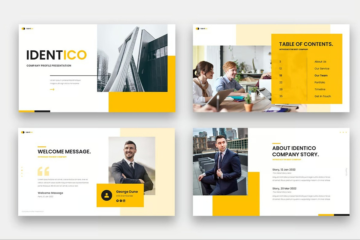 Identico - Company Profile Keynote, a Presentation Template by Fit-tee (Photo 6 of 6)