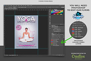 Yoga Flyer, a Flyer Template by FlyerPig (Thumbnail 2 of 3)
