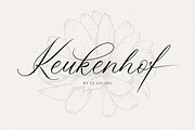 Keukenhof | Modern Calligraphy Font, a Handwritten Font by Ef Studio (Thumbnail 1 of 13)