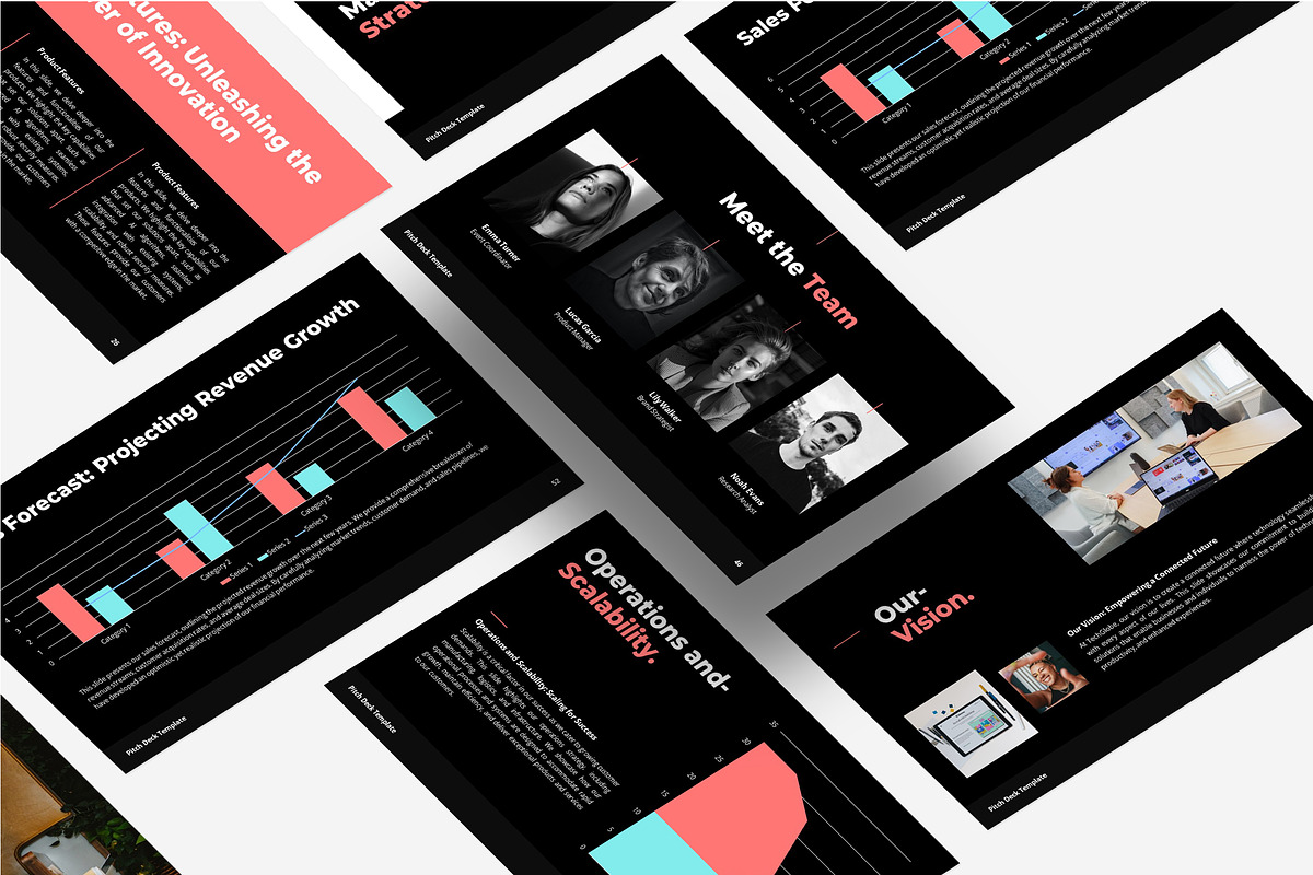 Pitch Deck Google Slides Template, a Presentation Template by Gaize (Photo 10 of 11)