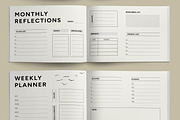 Minimal Daily Journal Planner Layout, a Stationery Template by ContestDesign (Thumbnail 4 of 5)