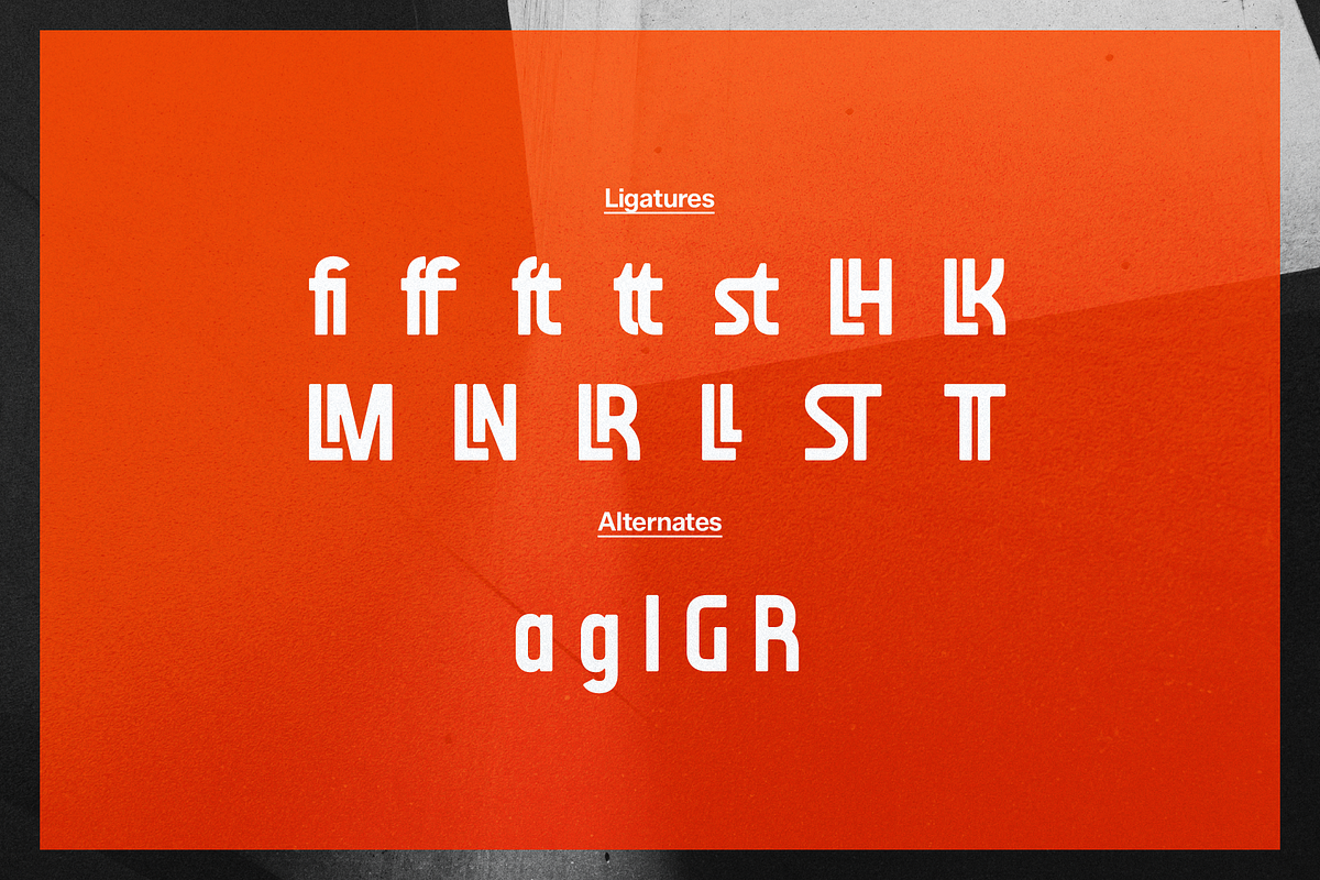 Deniro Guide | Modern Sans Serif, a Sans Serif Font by gracetype_studio (Photo 11 of 11)
