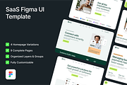 Nexo: Multi-Layout SaaS Figma, an UI Kit Template by FinestDevs (Thumbnail 2 of 8)