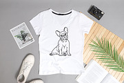 Bulldog Svg, French Bulldog svg, Dog, an Animal Illustration by Bila Vorona (Thumbnail 2 of 3)