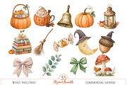 Halloween Goose Clipart, an Animal Illustration by MockupWizard (Thumbnail 3 of 5)