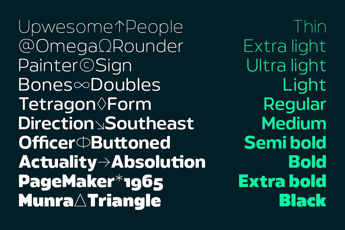 Meutas Soft Font Family, a Sans Serif Font by trustha (Photo 3 of 15)