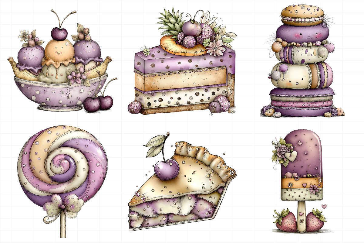 Whimsical Summer Sweet Treats Clipar, an Illustration by Daily.Designs (Photo 4 of 8)