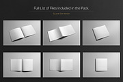 Square Brochure Mock-Up, a Print Template by Mockup Cloud (Thumbnail 5 of 5)