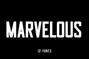 Marvelous, a Sans Serif Font by Umitype (Thumbnail 1 of 12)