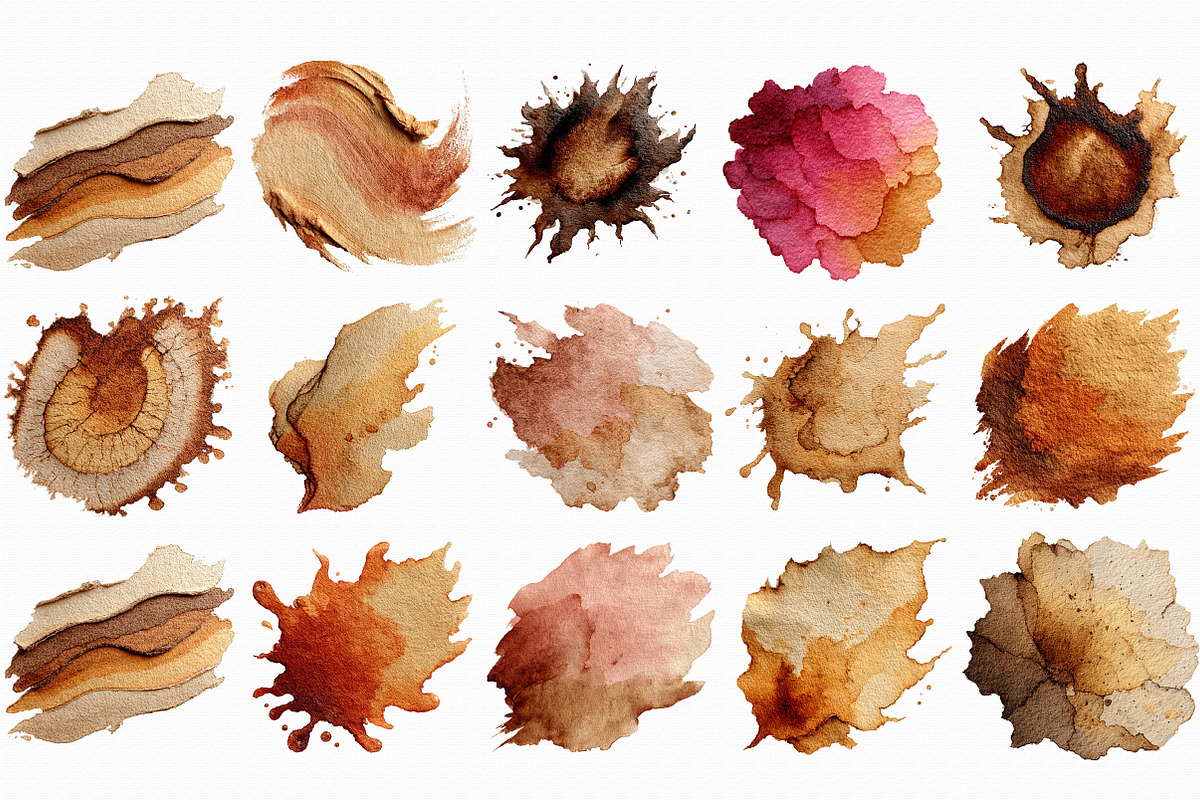 Watercolor Boho Background clipart, an Illustration by Libby Wishes (Photo 2 of 7)
