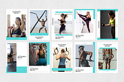 Fitness Pinterest Posts, a Social Media Template by Social Corner Graphics (Thumbnail 8 of 8)
