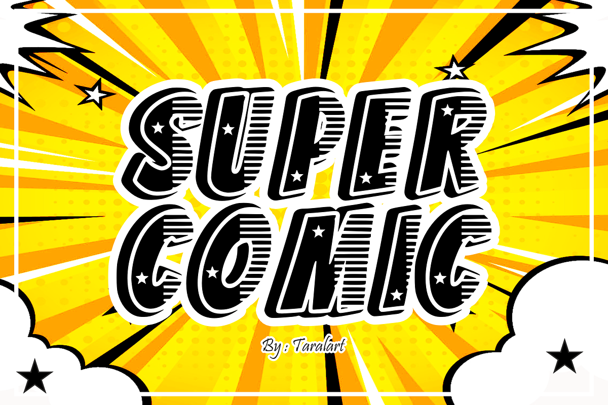 Heroes - Comic Action Font, a Sans Serif Font by KiddoGlyphs Studio (Photo 2 of 5)
