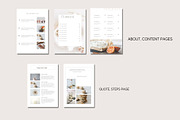 Canva Minimal Cookbook Template, a Magazine Template by Deepa Template Studio (Thumbnail 5 of 10)