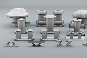 Sea Bollards For Ship And Yachts And