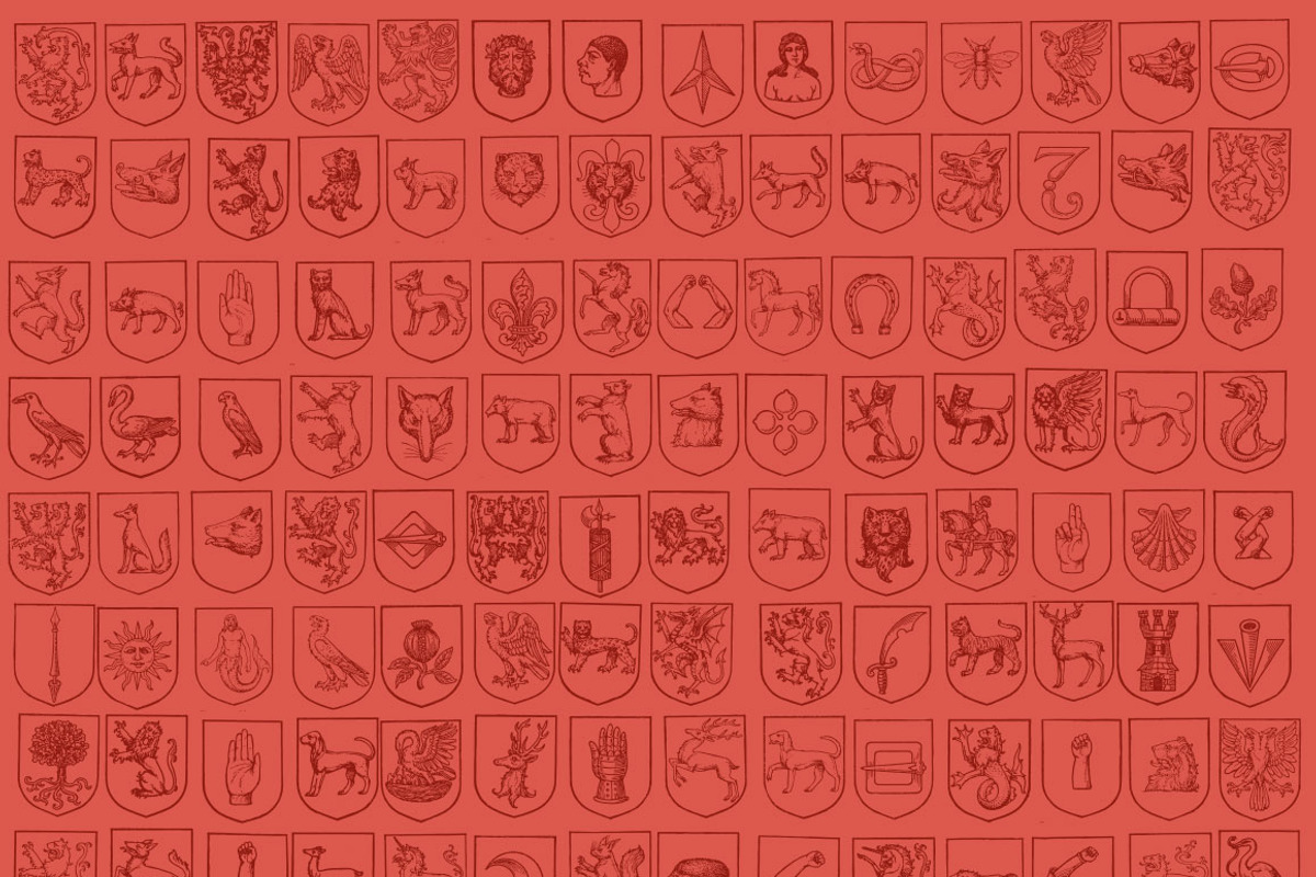 Heraldic Crest Elements, an Illustration by BlackBird Foundry (Photo 2 of 2)