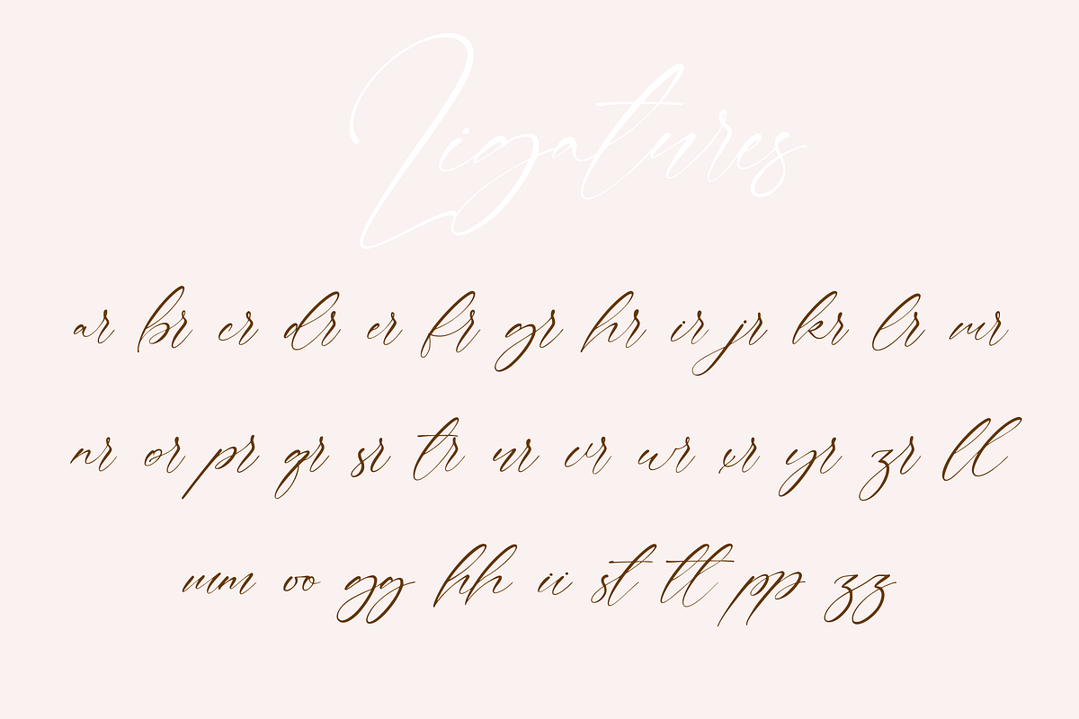 Berly Clarisa Signature Handwriting, a Handwritten Font by CreateBigSupply (Photo 7 of 8)