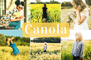 Canola Pro Lightroom Presets