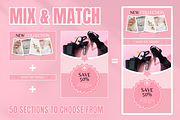 Pink Newsletter Templates, an Email Template by SunshineStudioBoutique (Thumbnail 4 of 9)