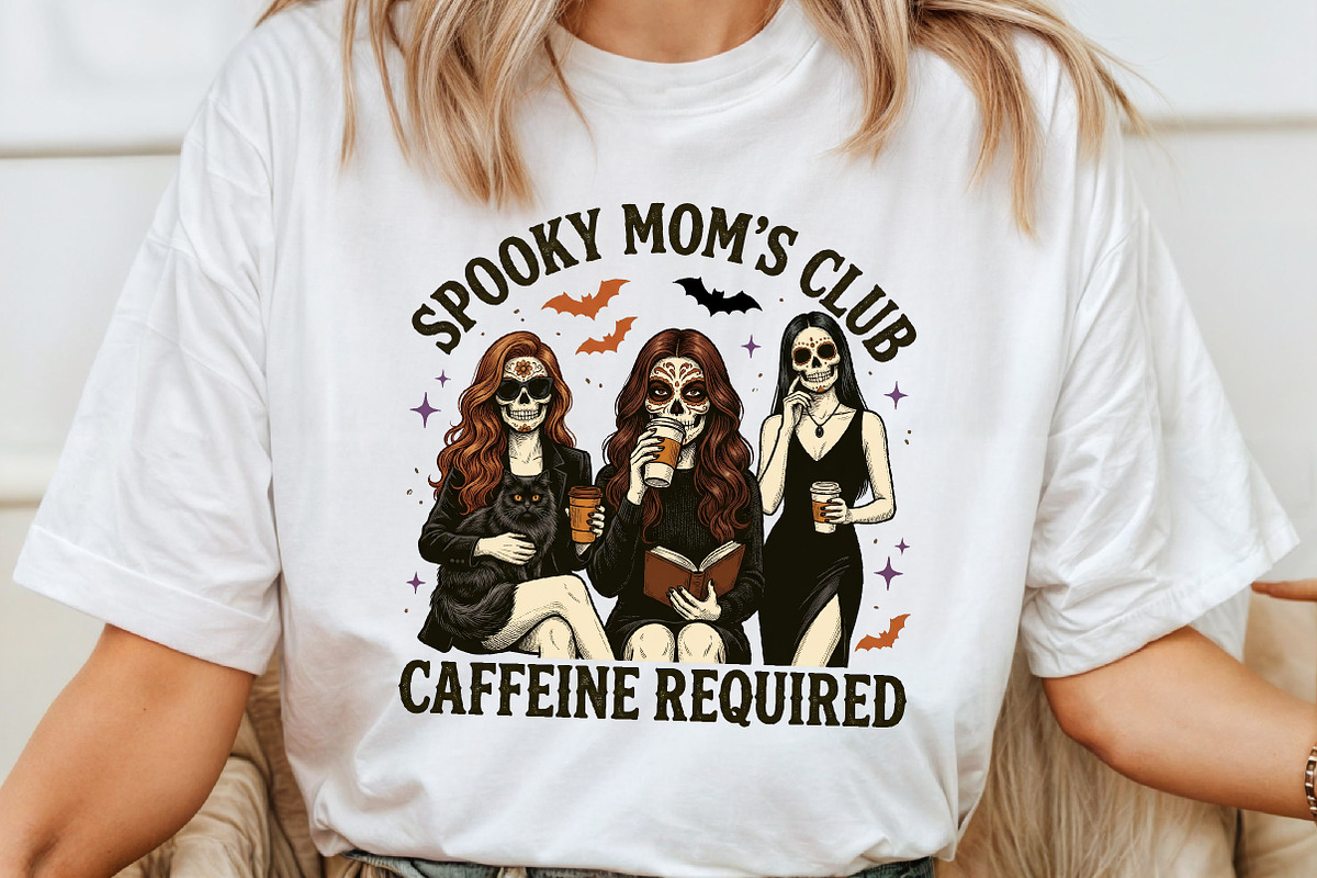 Spooky Skeleton,Coffee Love, a Work Illustration by Sublimation Artist (Photo 4 of 9)