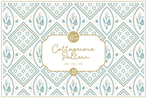 Cottagecore Pattern 13 Cute tiles