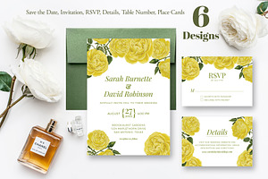 Yellow Roses Wedding Collection
