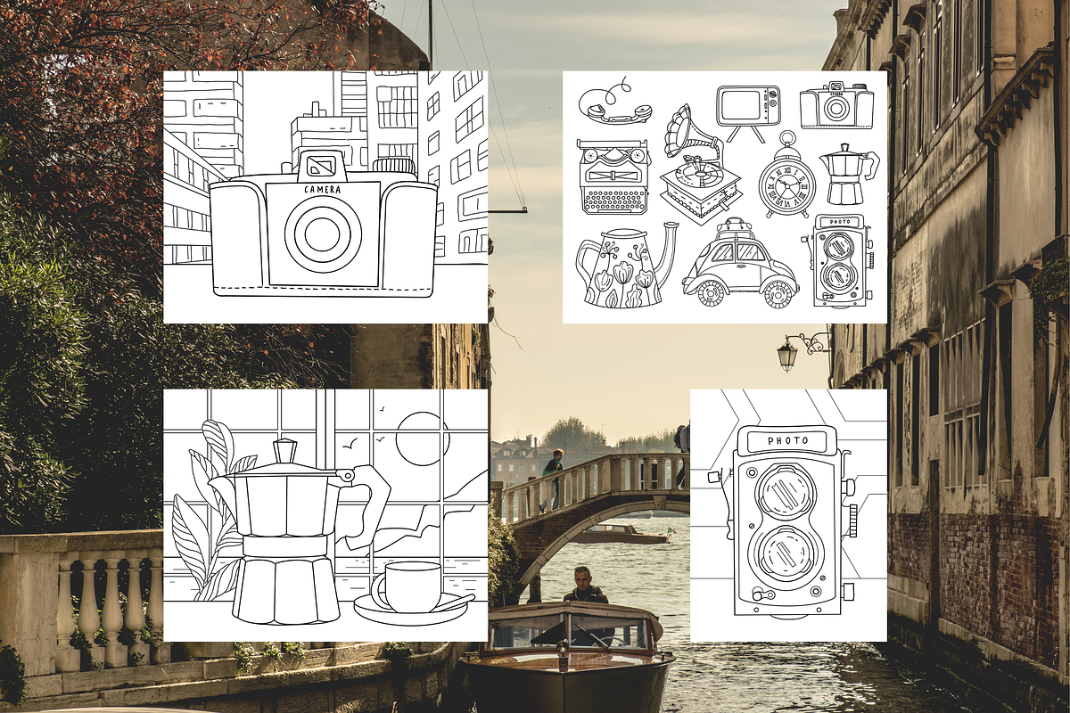 Adult Coloring Book | Whole Shop, a Graphic by ChristinaDesigns (Photo 16 of 28)