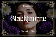 Blackthorne Blackletter Font, a Blackletter Font by UICreative (Thumbnail 1 of 13)