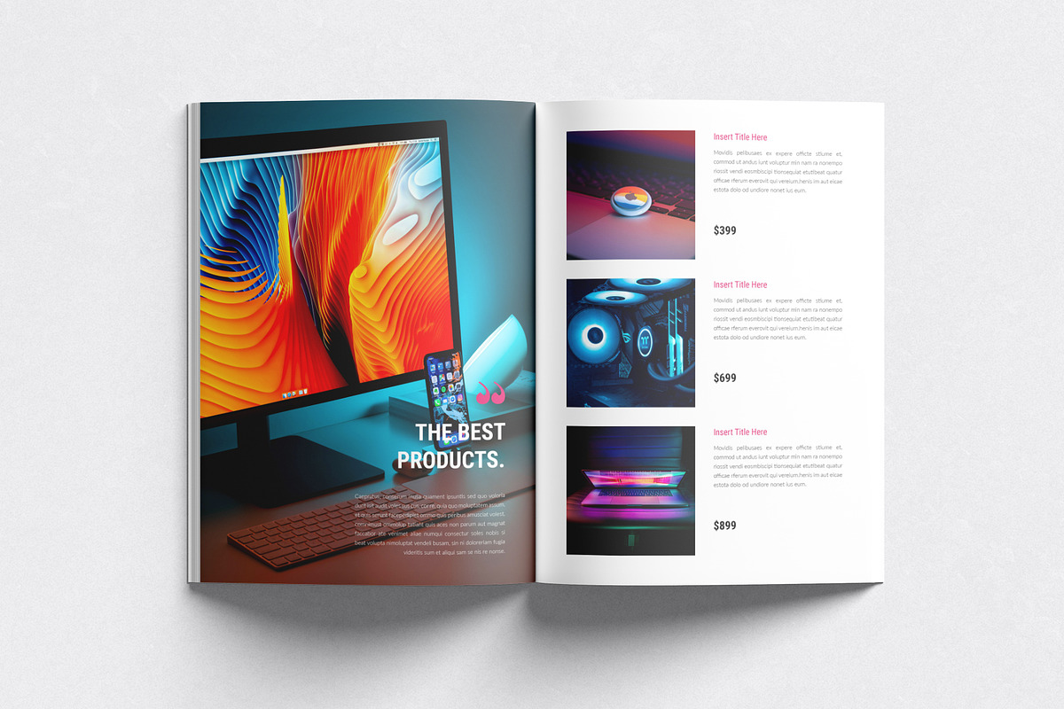Gadget Product Catalog Template, a Brochure Template by DesignCrest (Photo 7 of 12)