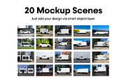Vehicle Mockups - Truck Mockups vol2, an Advertising Mockup by MockupForest (Thumbnail 2 of 8)