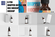 Dropper Bottle and Box Mockup 6 PSD, an Advertising Mockup by GraphicVil (Thumbnail 2 of 9)