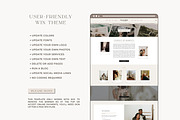 Wix Website Template - Photography, a Wix Template by Nes Design Co (Thumbnail 7 of 19)