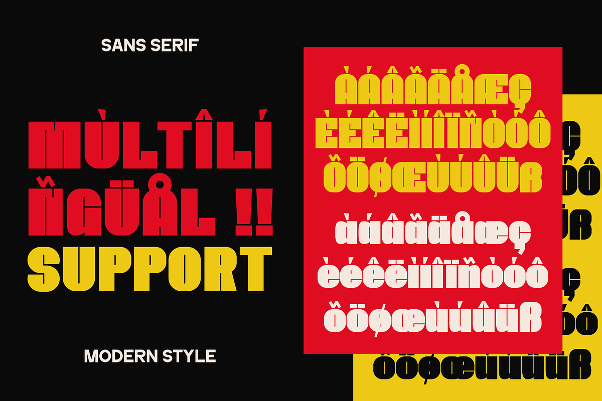 Lewand - A Modern Display Sans Font, a Sans Serif Font by Marvadesign (Photo 6 of 7)