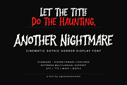 Another Nightmare - Horror Font, a Blackletter Font by agnyhasyastudio (Thumbnail 16 of 16)