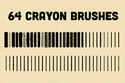Crayon Brushes Illustrator Vector, a Brush Add-On by vladocar (Thumbnail 2 of 8)