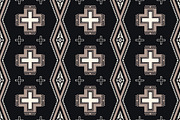 Black Gold Southwest Pattern, a Pattern Graphic by PPEthnicDecorPattern (Thumbnail 1 of 10)