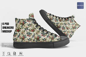 Sneakers Mockup 6 PSD Sandal Mockup