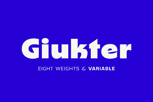 Giukter – Modern Display Typeface