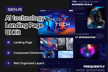 GenAi | AI technology UI Kit