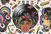 Funk old school tattoo, a Background Graphic by intueri (Thumbnail 1 of 7)