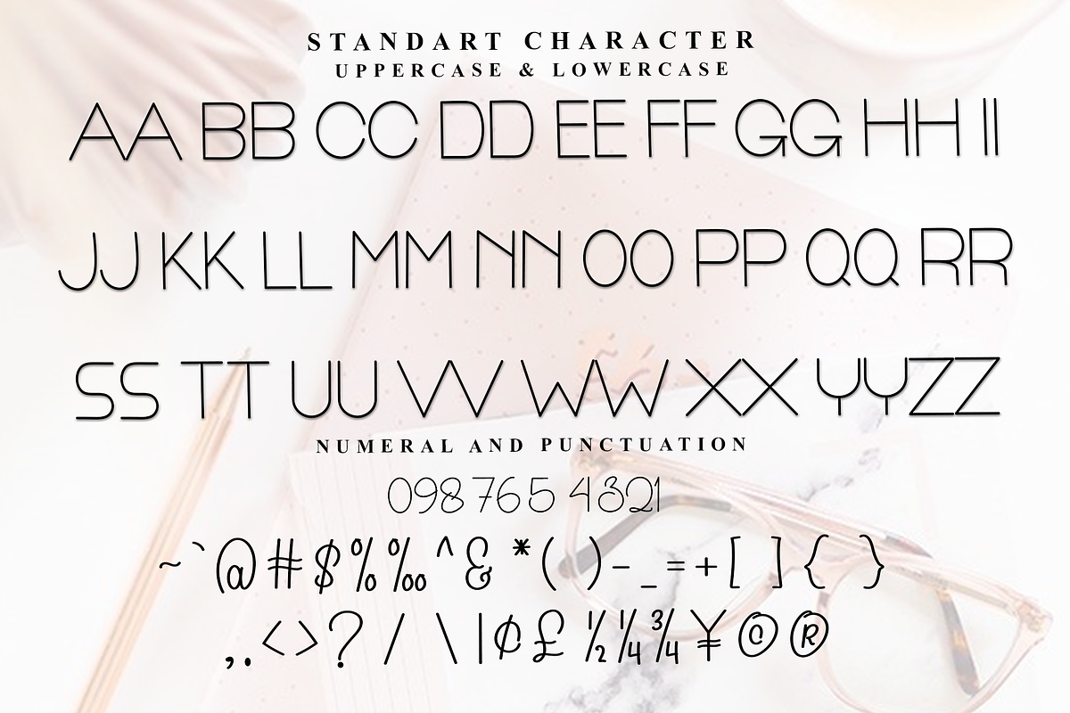 Minimalist Alphabet, a Sans Serif Font by InermediaSTUDIO (Photo 6 of 7)