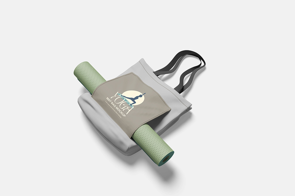 Yoga Mat Bag Mockup, a Product Mockup by bimockup (Photo 4 of 6)