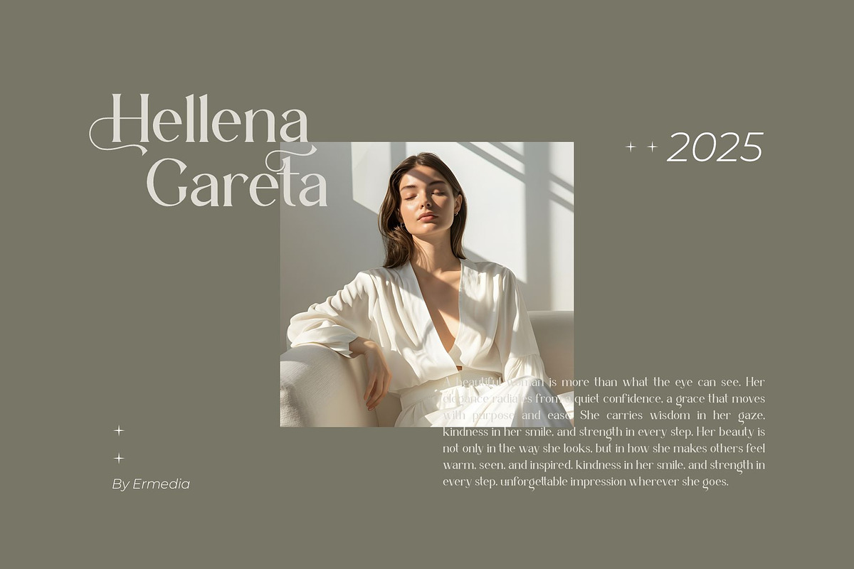 Evolind || Modern Elegant Serif Font, a Serif Font by Ermedia Studio (Photo 8 of 10)