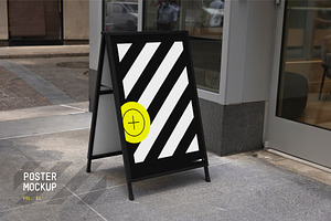 Sandwich Board Mockup