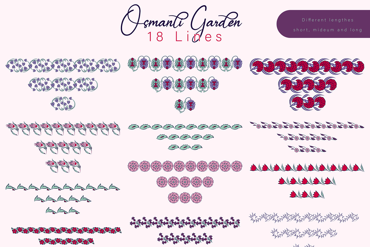 Osmanli Garden collection, a Graphic by Mona Ahmed (Photo 7 of 11)
