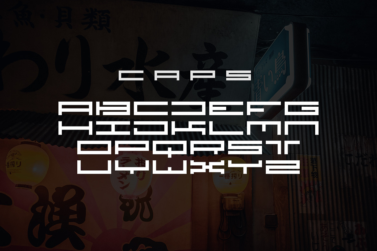 Tokyo - Minimal Japanese Typeface preview 6