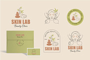 Floral Line Art Beauty Branding Kit, a Branding & Logo Template by Lettering_Logo (Thumbnail 9 of 19)