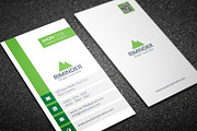 Simple Vertical Business Card, a Business Card Template by Divergent Studio (Thumbnail 4 of 5)